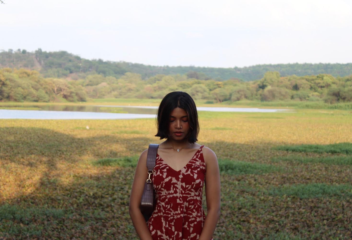 Red Lilypond Cami Dress