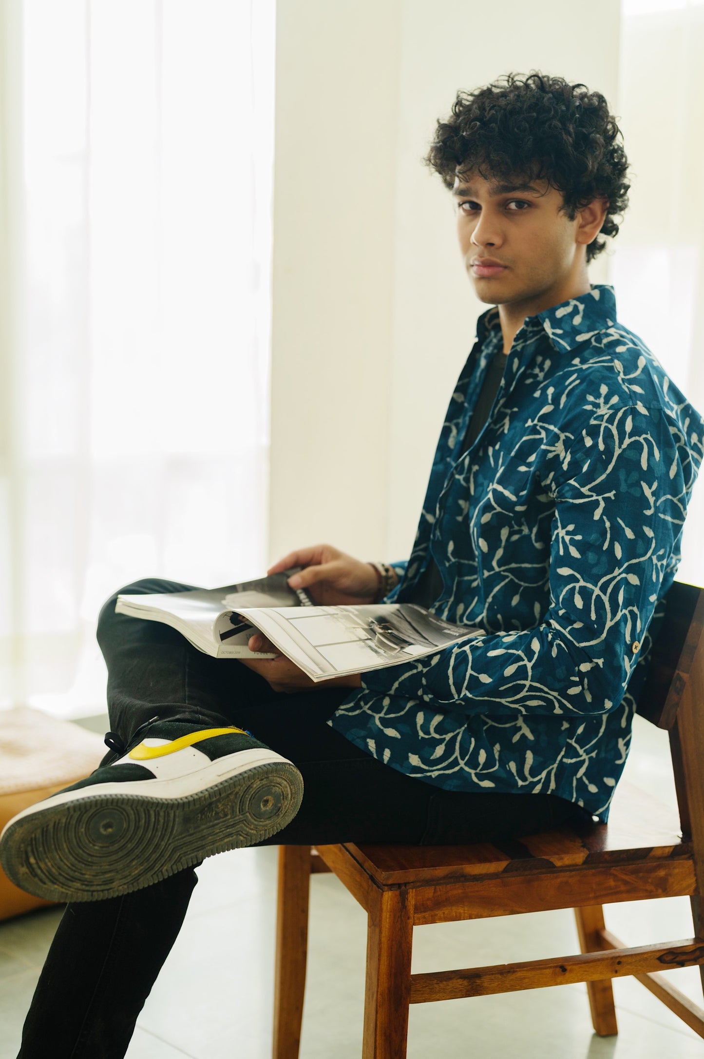 Forget-Me-Not Boyfriend Shirt