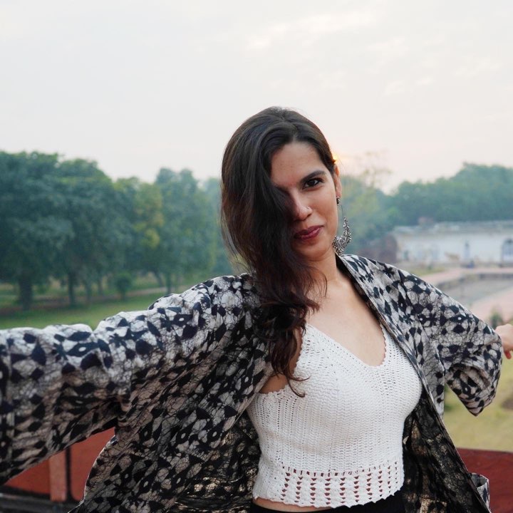 Earthy Batik Shrug