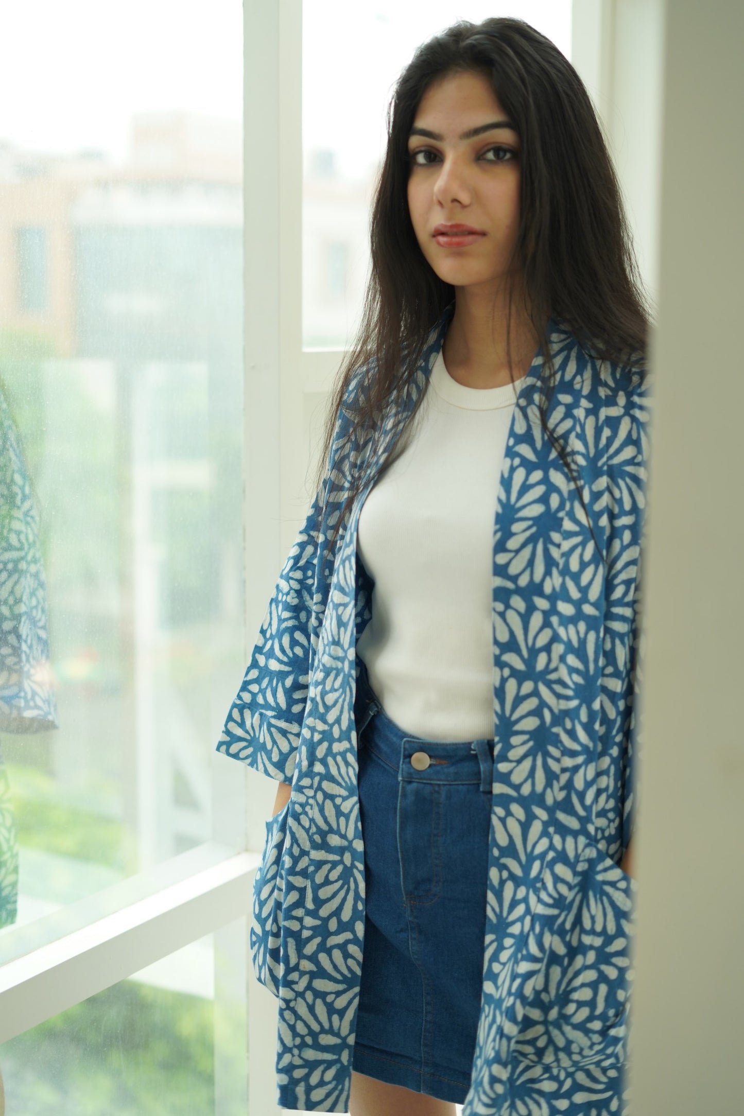 Blue Rose Shrug
