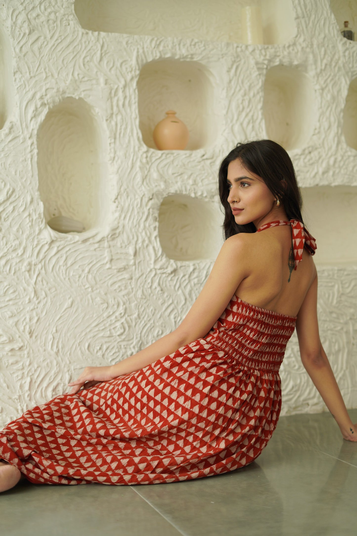 Pearl Halter Dress