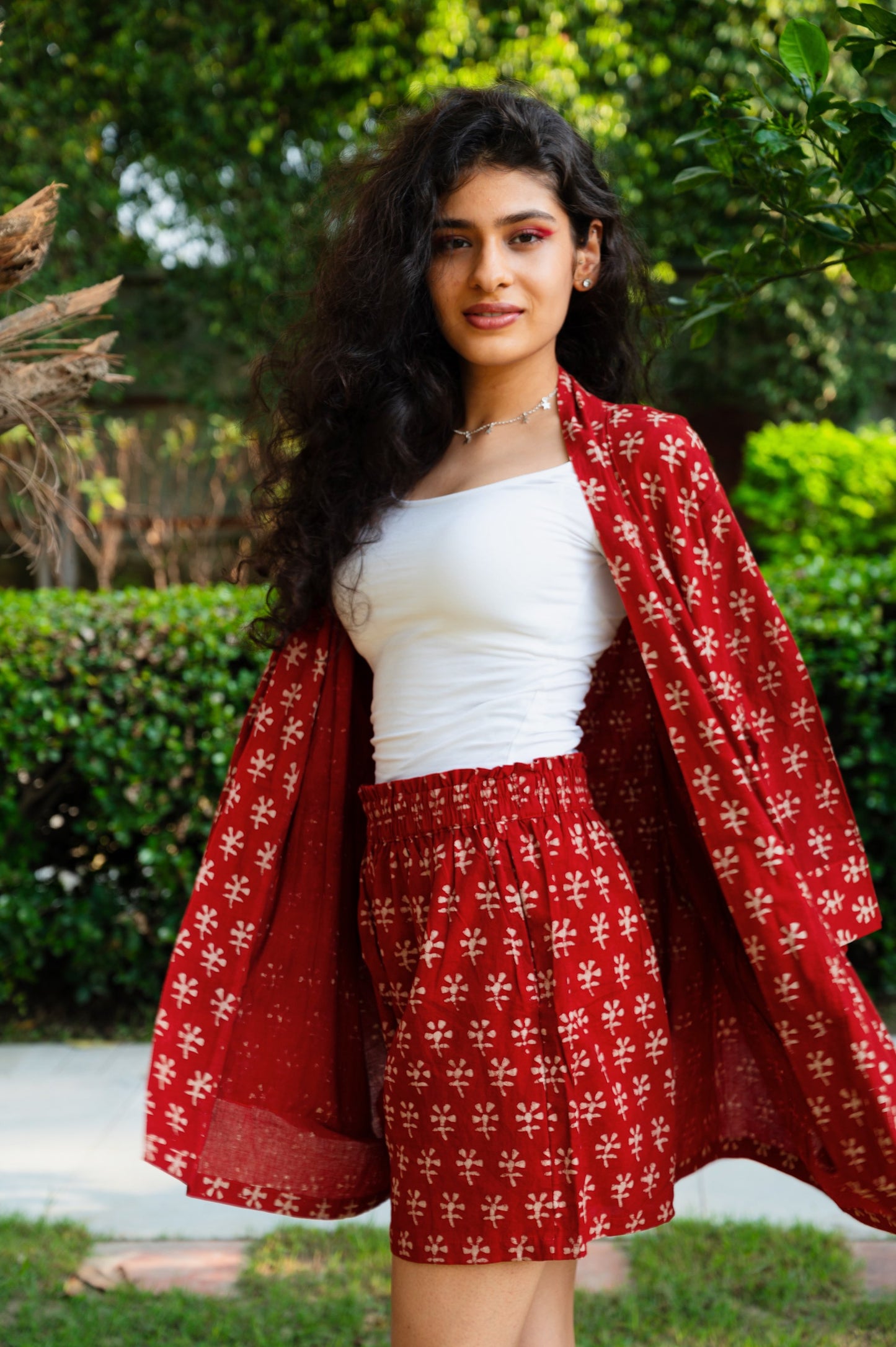 Brick Shrug and Shorts Set