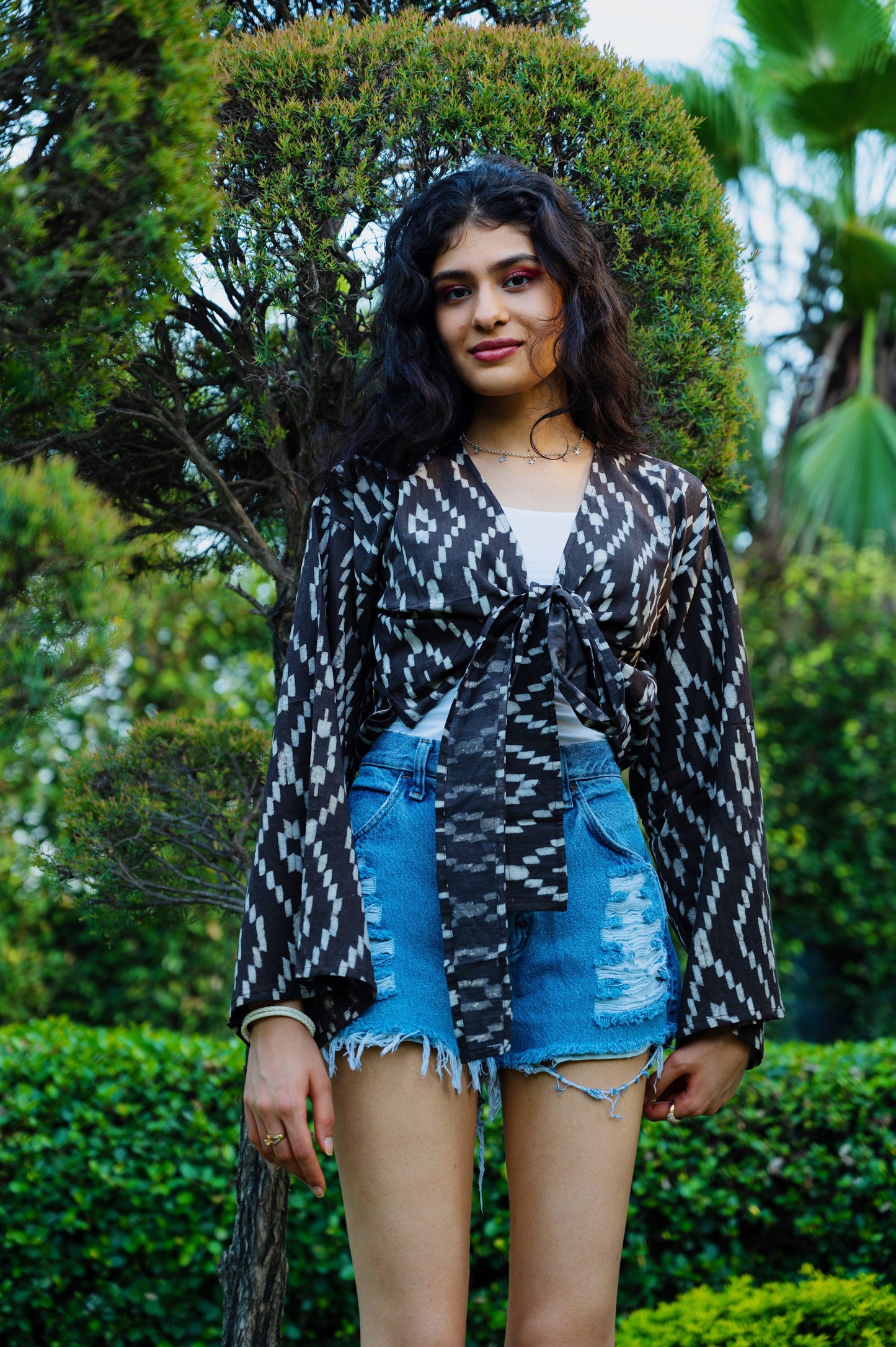 Darkwood Wrap Top
