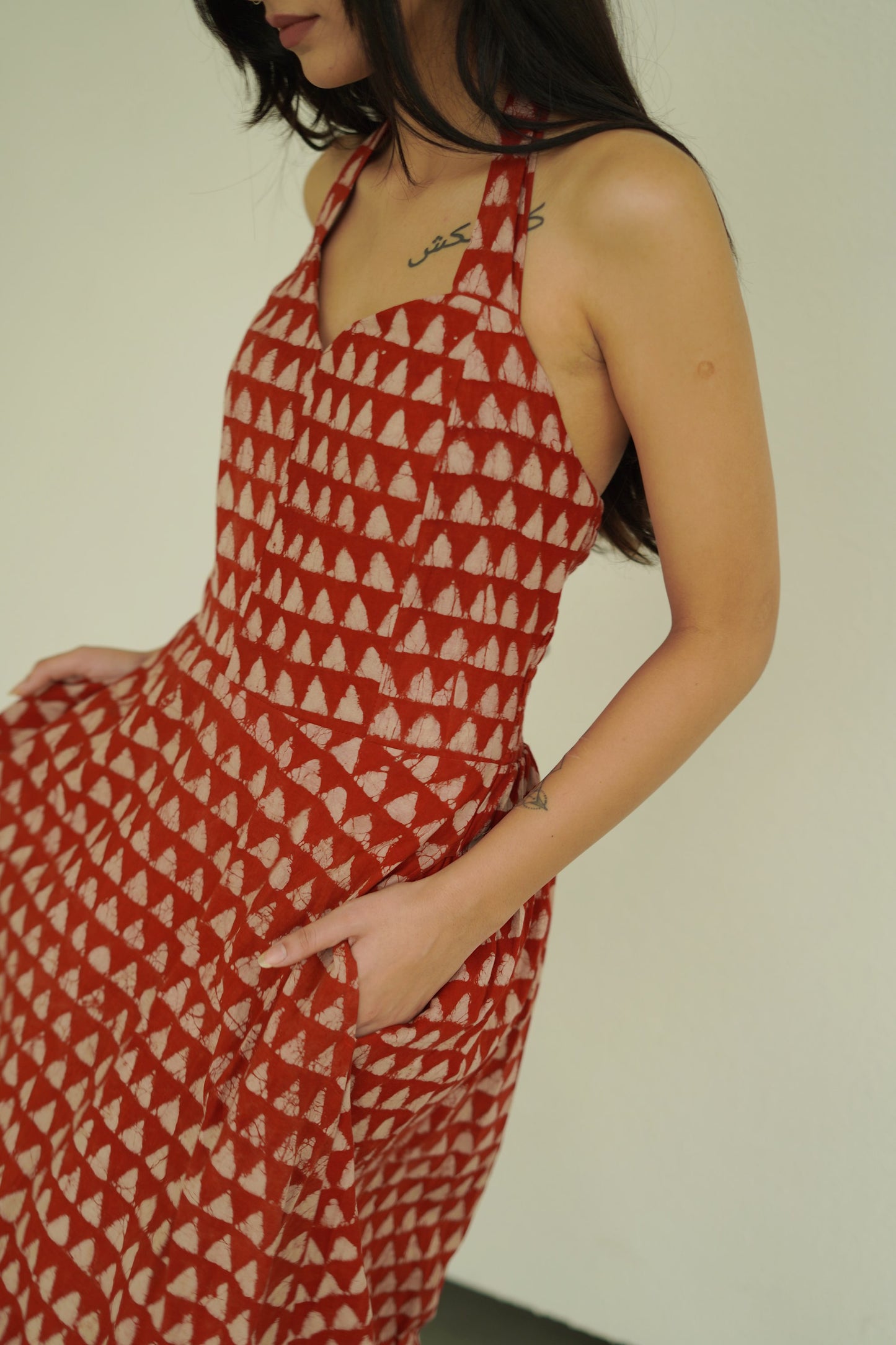 Pearl Halter Dress