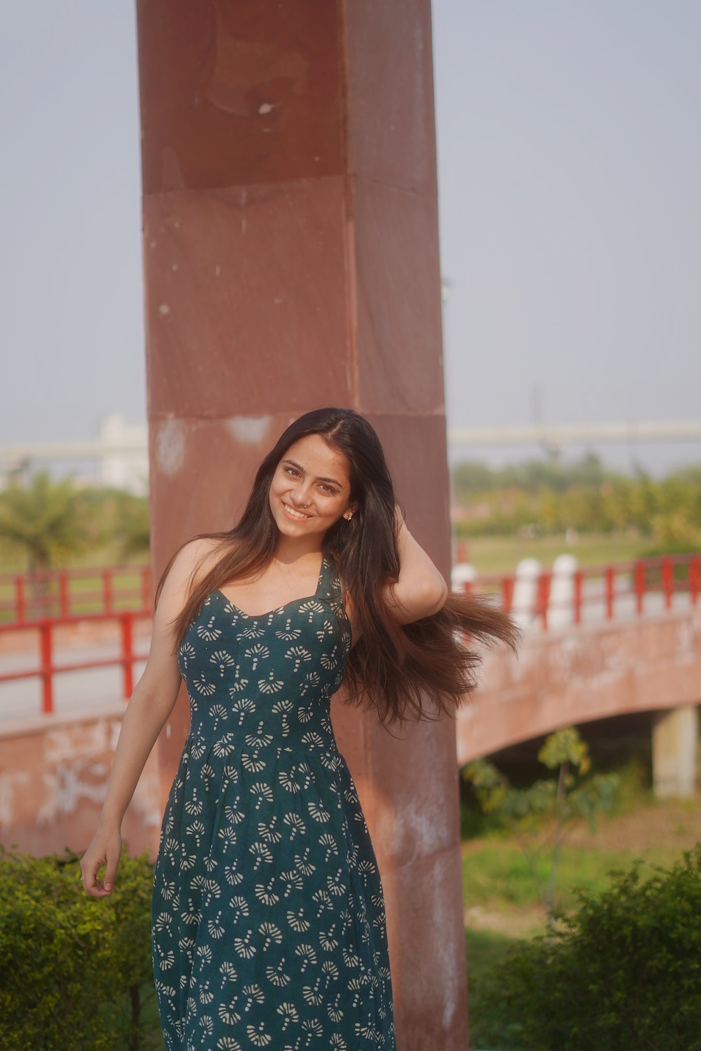 Emerald Halter Dress