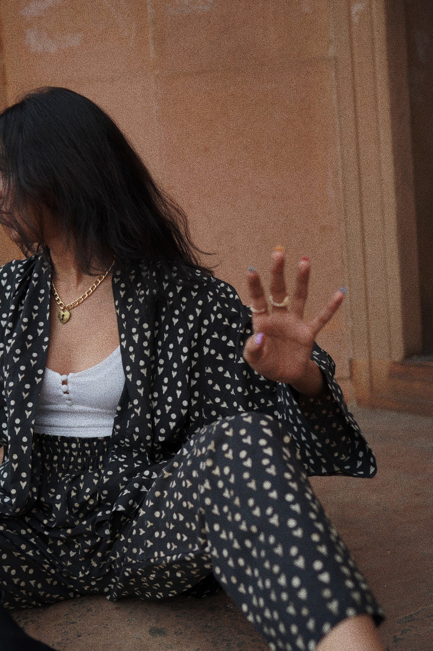 Starry Shrug and Comfy Pants Set