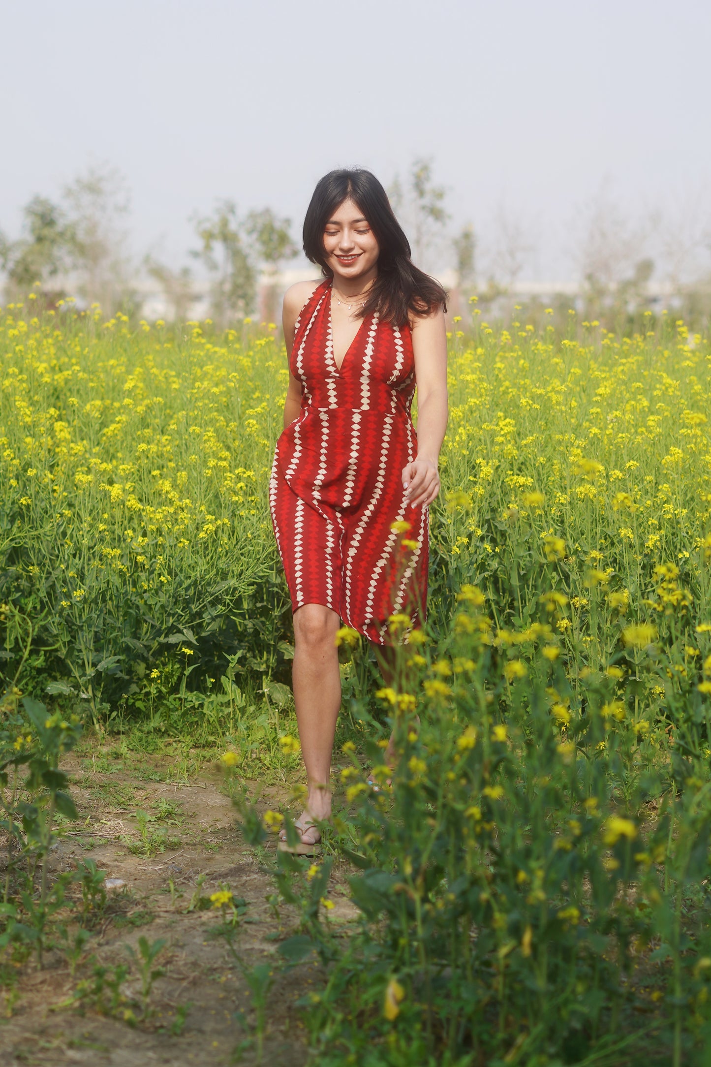 Strawberry Shortcake Summer Halter Dress