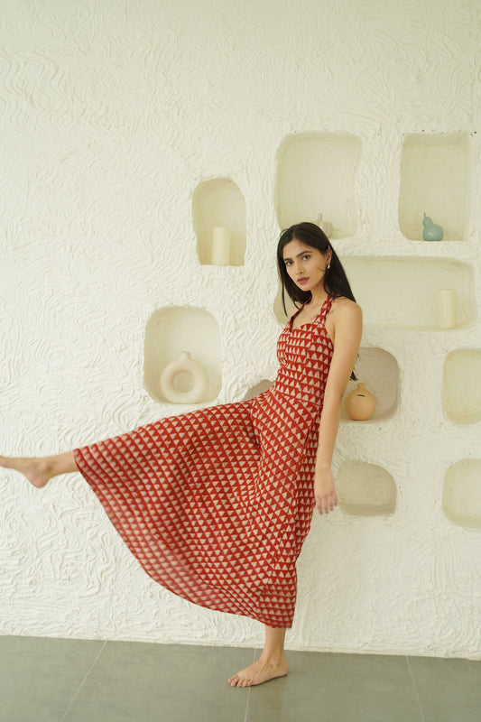 Pearl Halter Dress