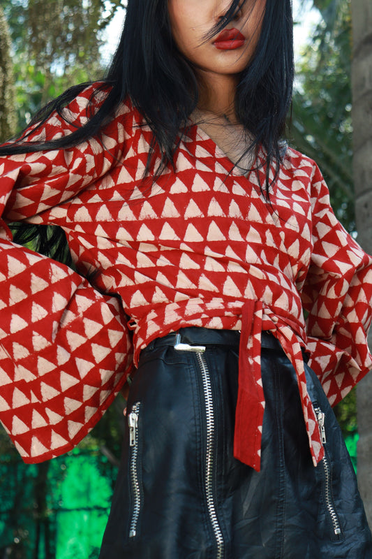 Pearl Wrap Top