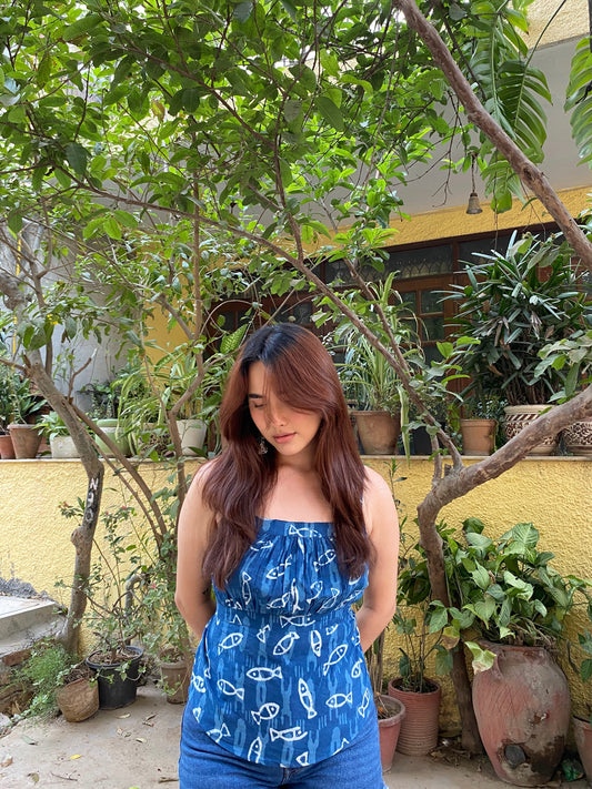 Blue Cami Top